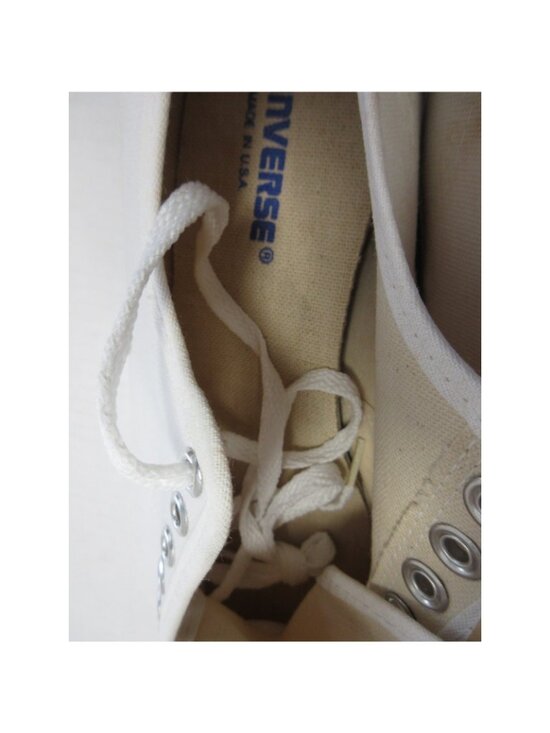 VINTAGE Converse Jack Purcell Sneakers 10.5 Low Top Canvas USA 90s * main image 4